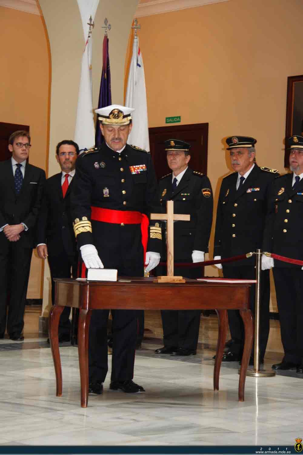 El general de división Pablo Bermudo y de Espinosa toma posesión como Comandante General de la Infantería de Marina